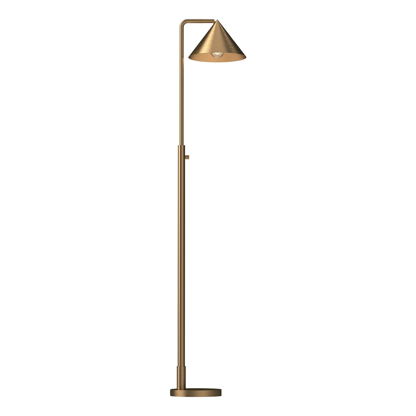 Alora Mood Remy brushed gold floor lamp FL485058BG