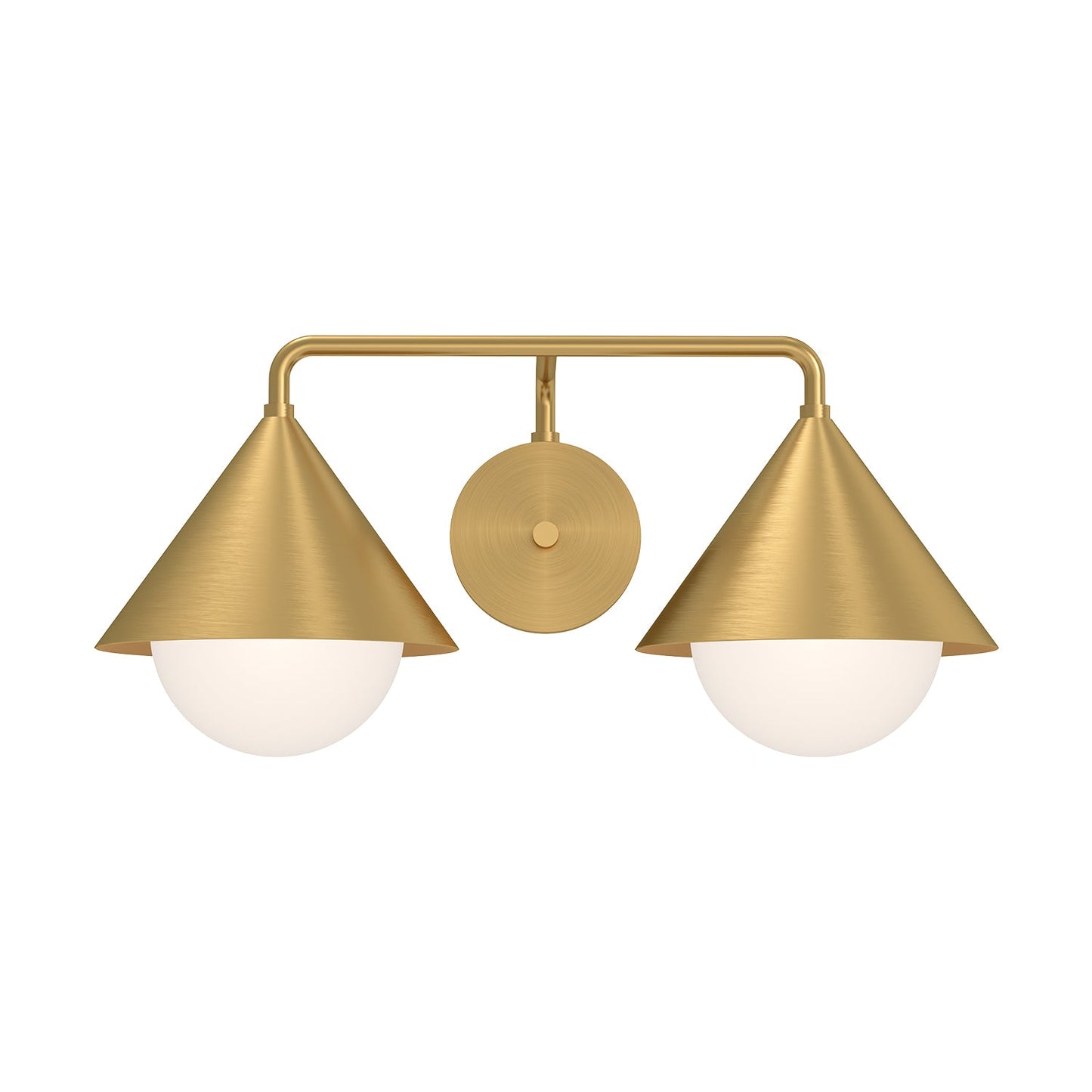 Alora Mood Remy brushed gold vanity light VL485221BGOP
