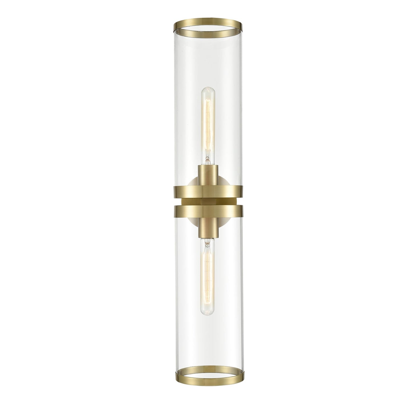 Alora Revolve II clear glass vanity light WV311602NBCG