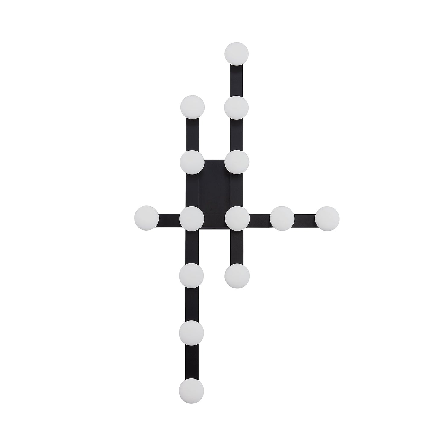 Kuzco Rezz black flush mount FM63432-BK