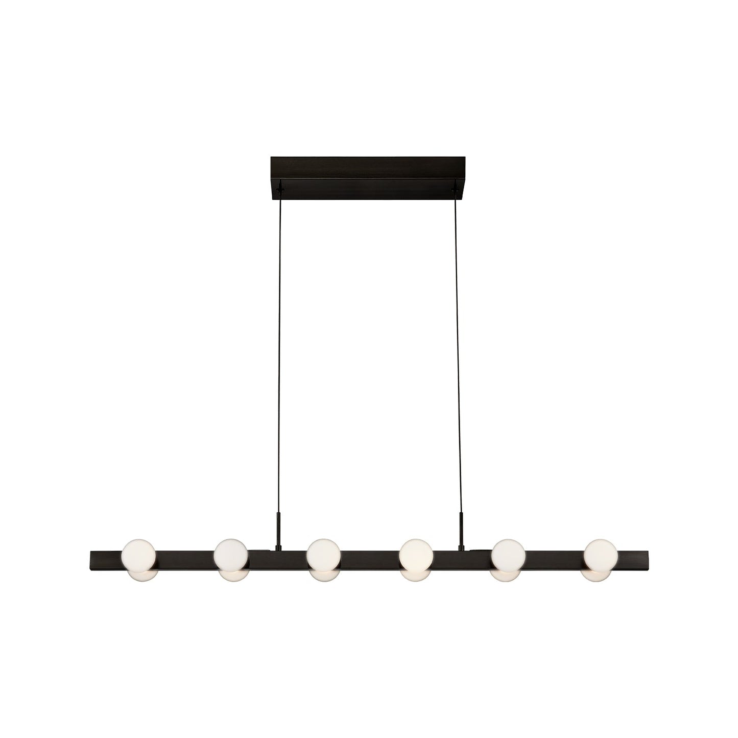 Kuzco Rezz black linear pendant LP63436-BK