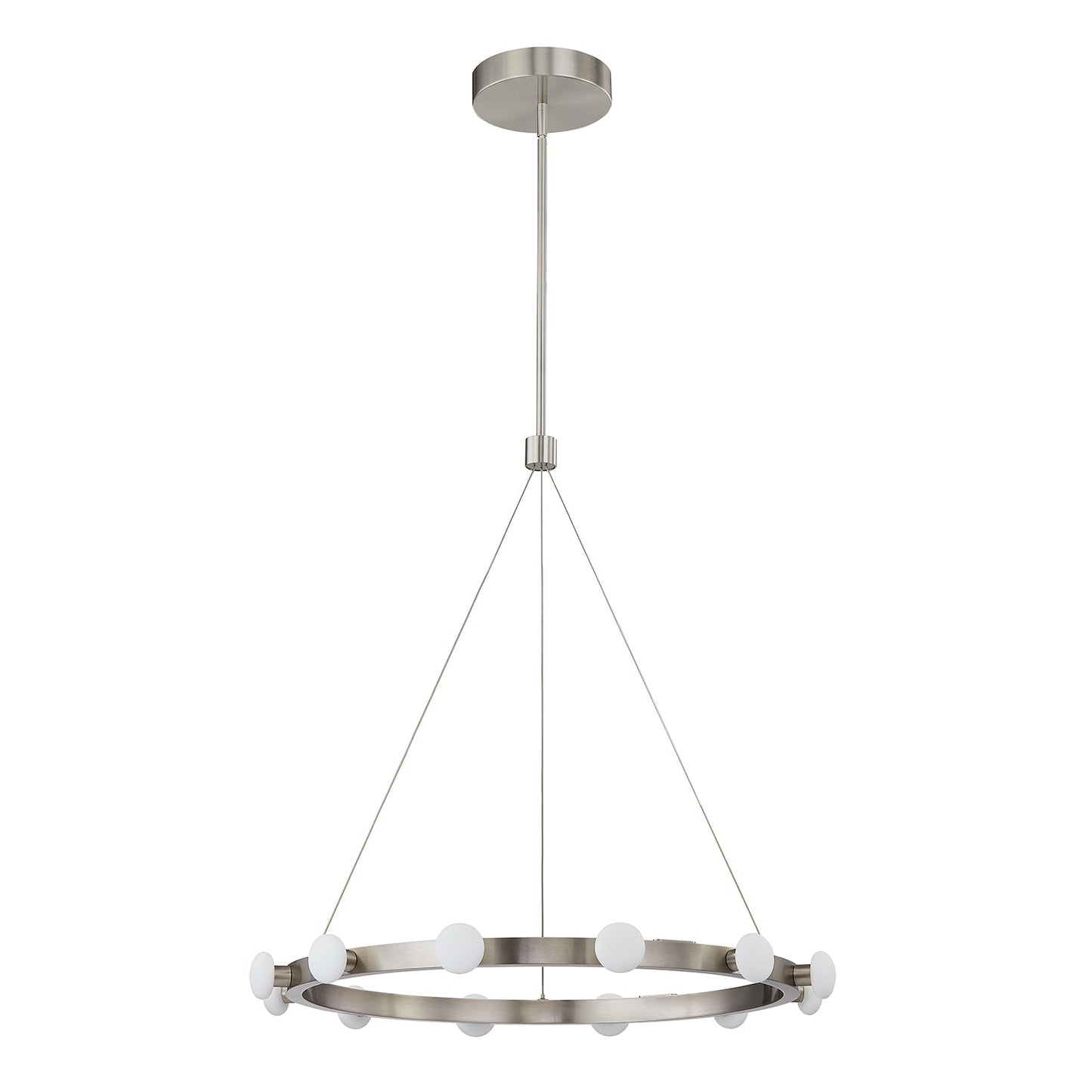 Kuzco Rezz brushed nickel pendant PD63428-BN