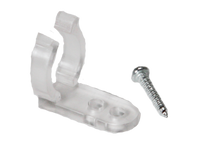 Flexbrite 1/2in Plastic Mounting Clips - American Lighting RL-CLIP/SCREW