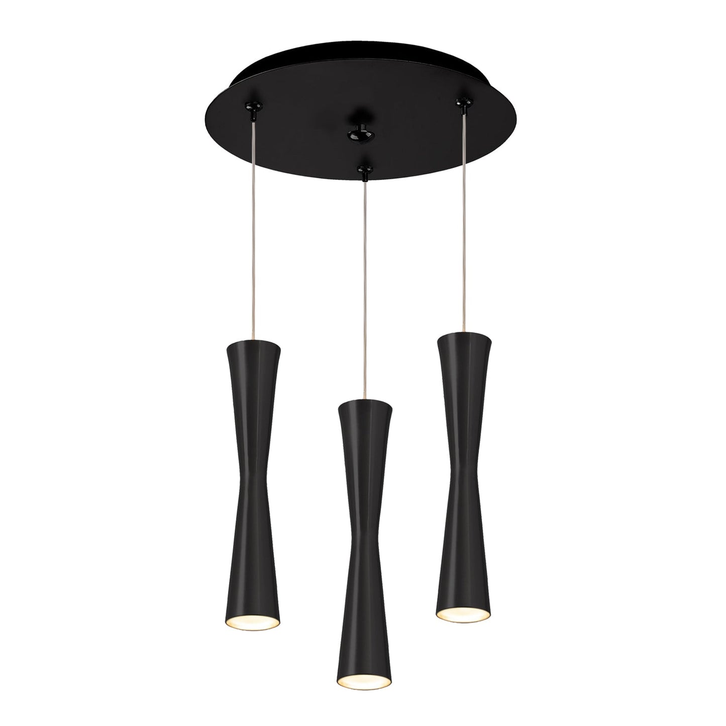 Kuzco Robson black multi-pendant MP42502BK-03