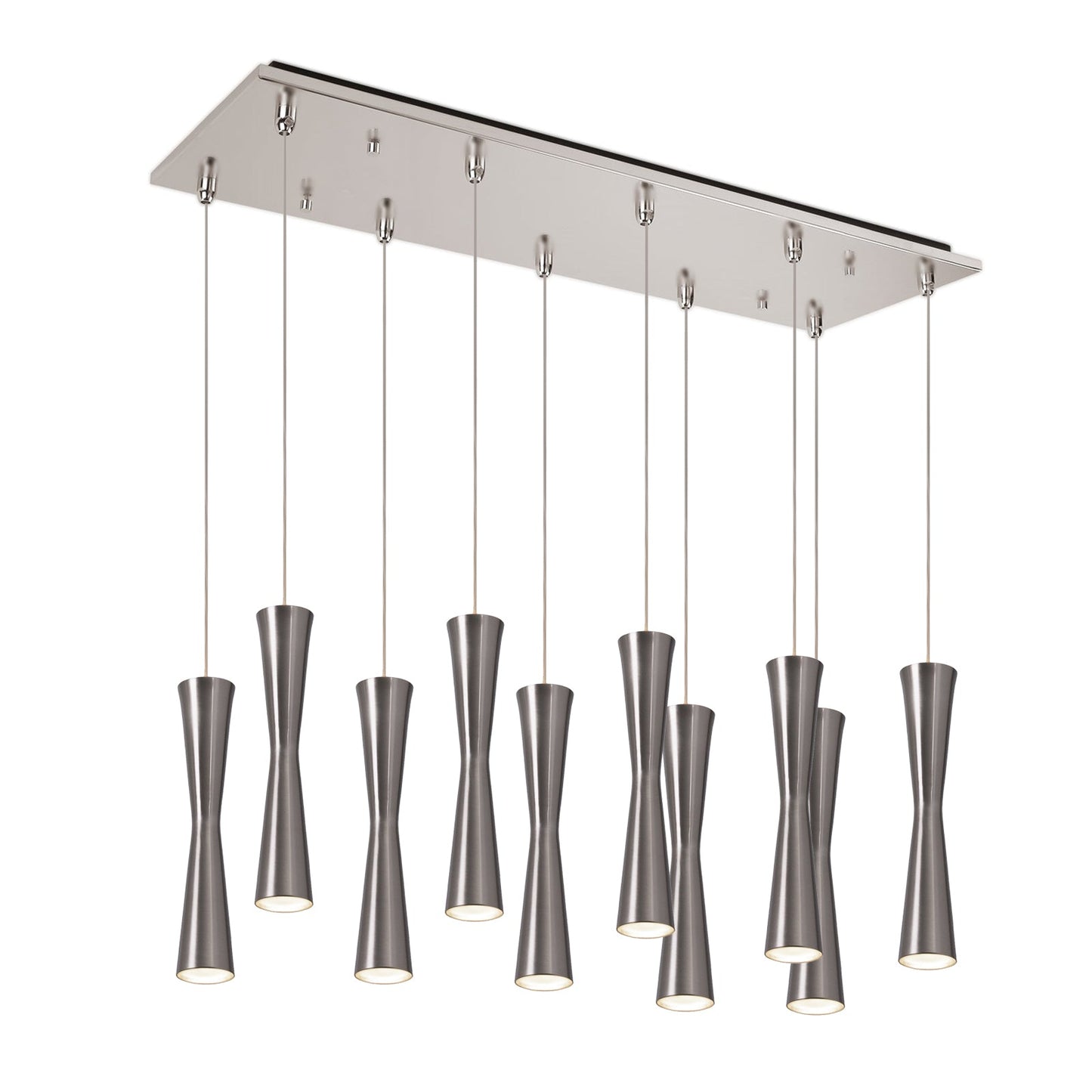 Kuzco Robson brushed nickel multi-pendant MP42502BN-10