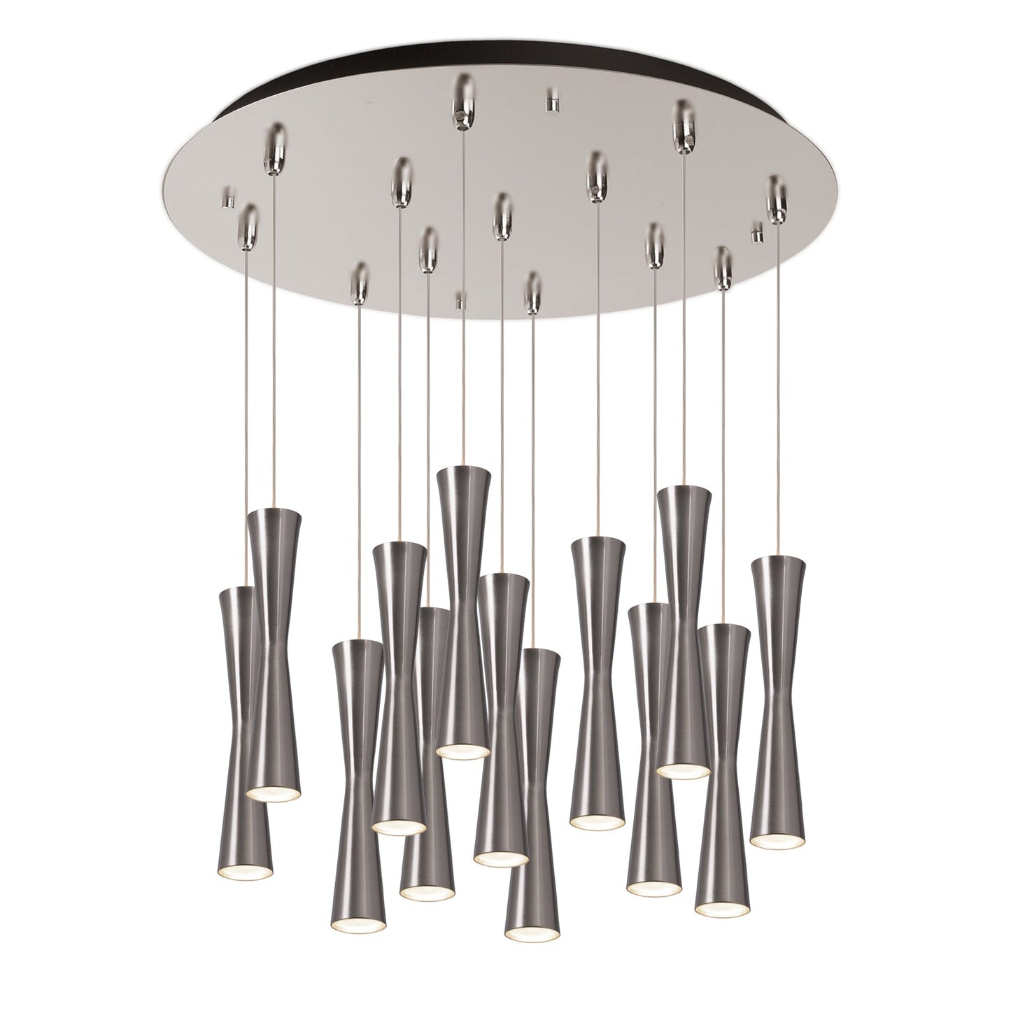Kuzco Robson brushed nickel multi-pendant MP42502BN-13