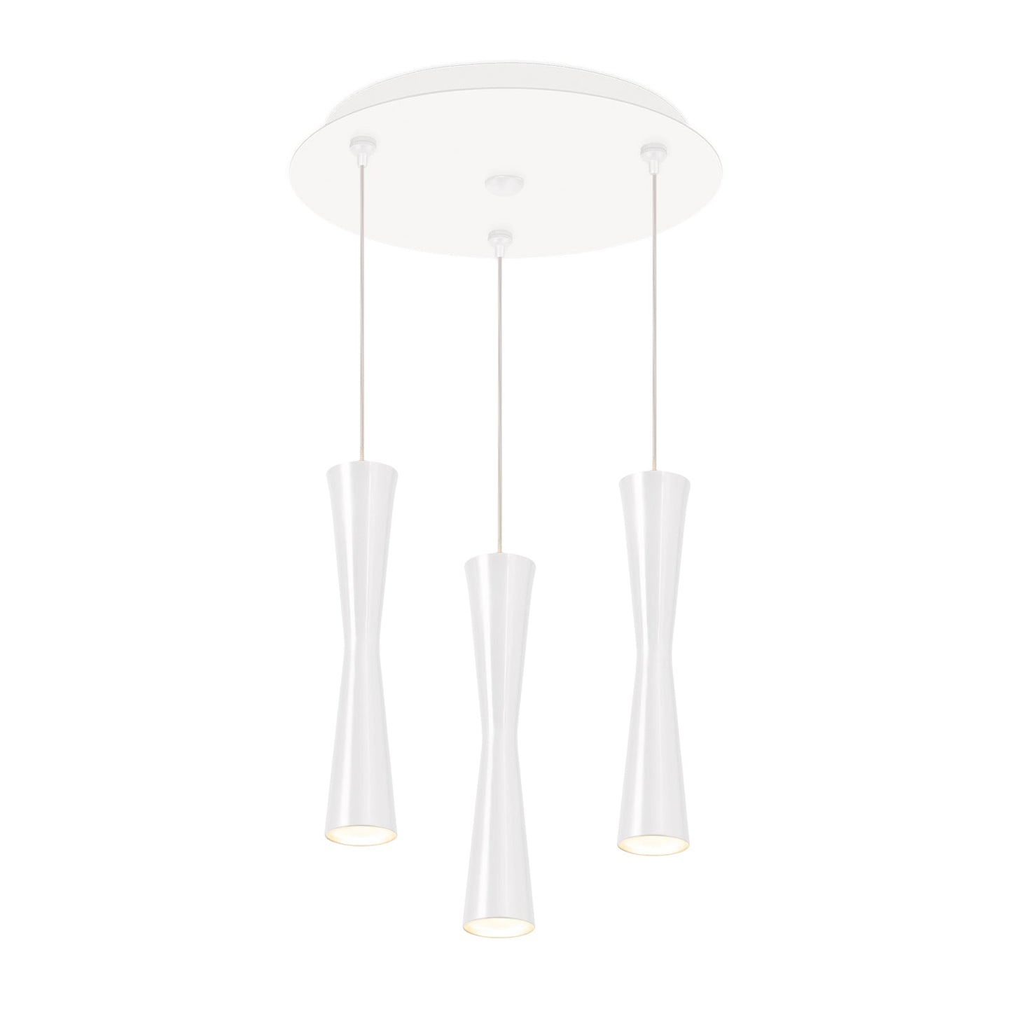 Kuzco Robson white multi-pendant MP42502WH-03