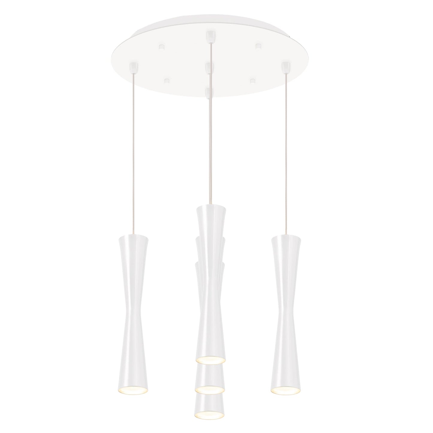 Kuzco Robson white multi-pendant MP42502WH-05
