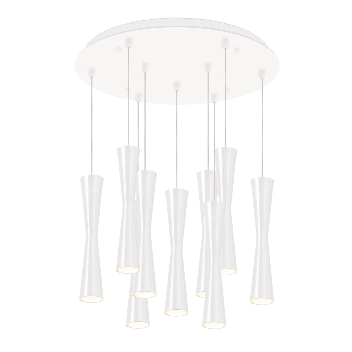 Kuzco Robson white multi-pendant MP42502WH-09