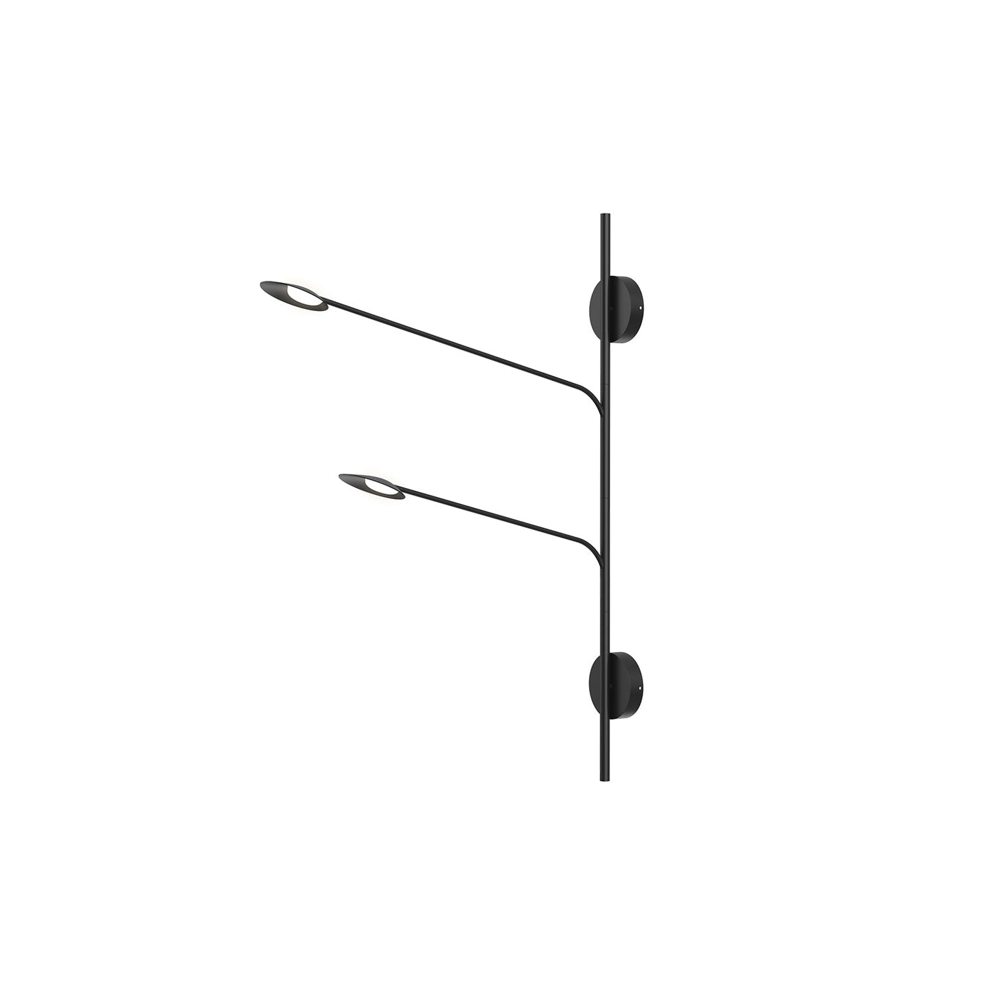 Kuzco Rotaire black wall sconce WS90102-BK