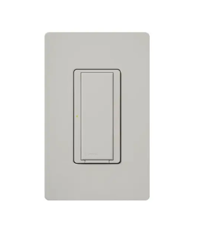 Lutron Maestro switch in Palladium
