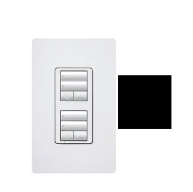 Lutron seeTouch keypad in Midnight
