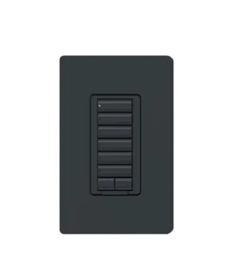 Lutron seeTouch 6-button keypad in Black