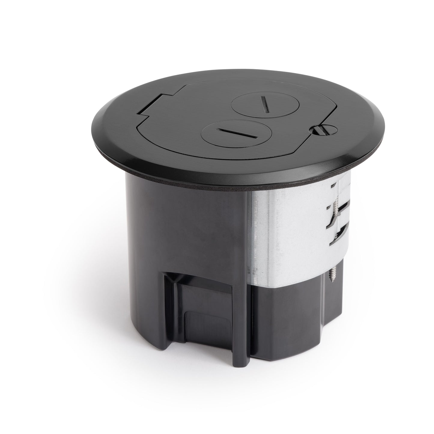 Lew Electric RRFB-MB Black recessed floor box