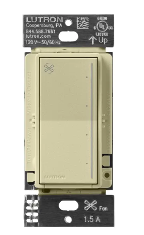 Lutron Sunnata 4-speed fan control in Sage