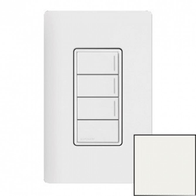 Lutron Sunnata Sunnata 3-button keypad in Glacier White