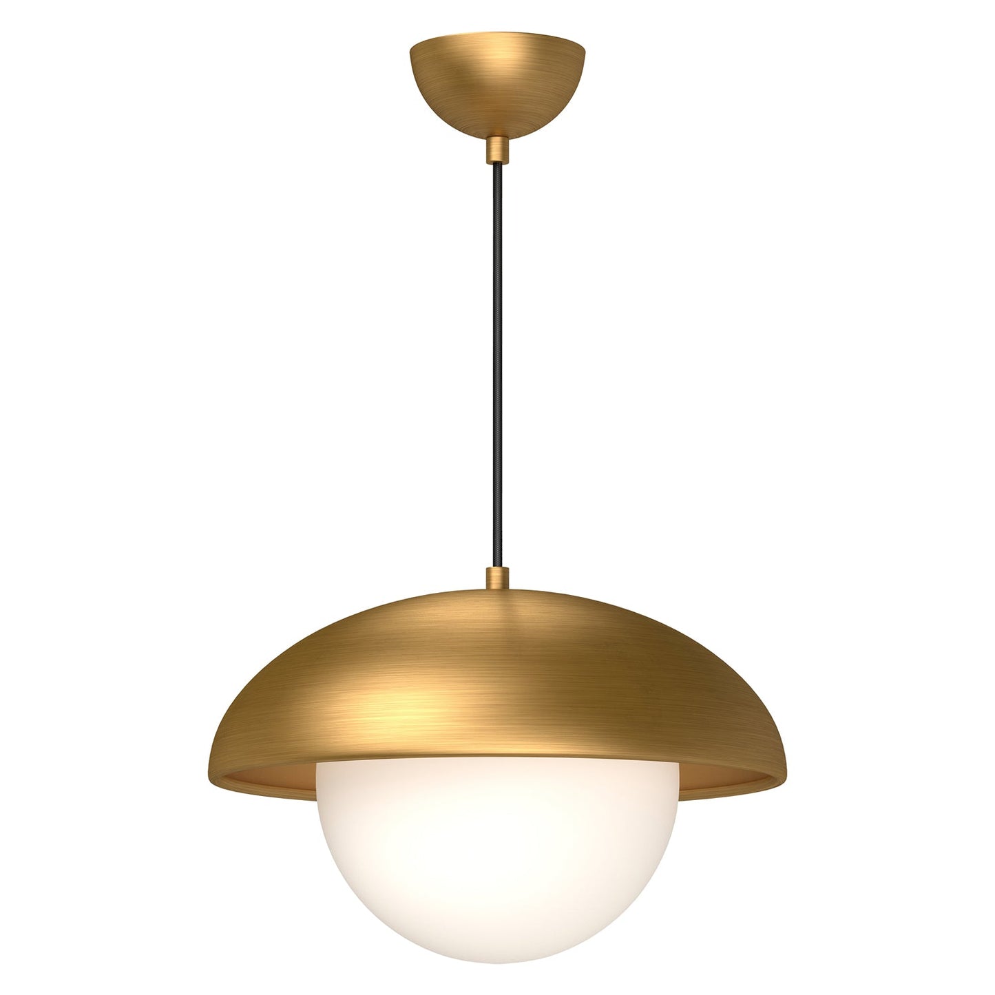 Alora Mood Rubio aged gold pendant PD522016AGOP