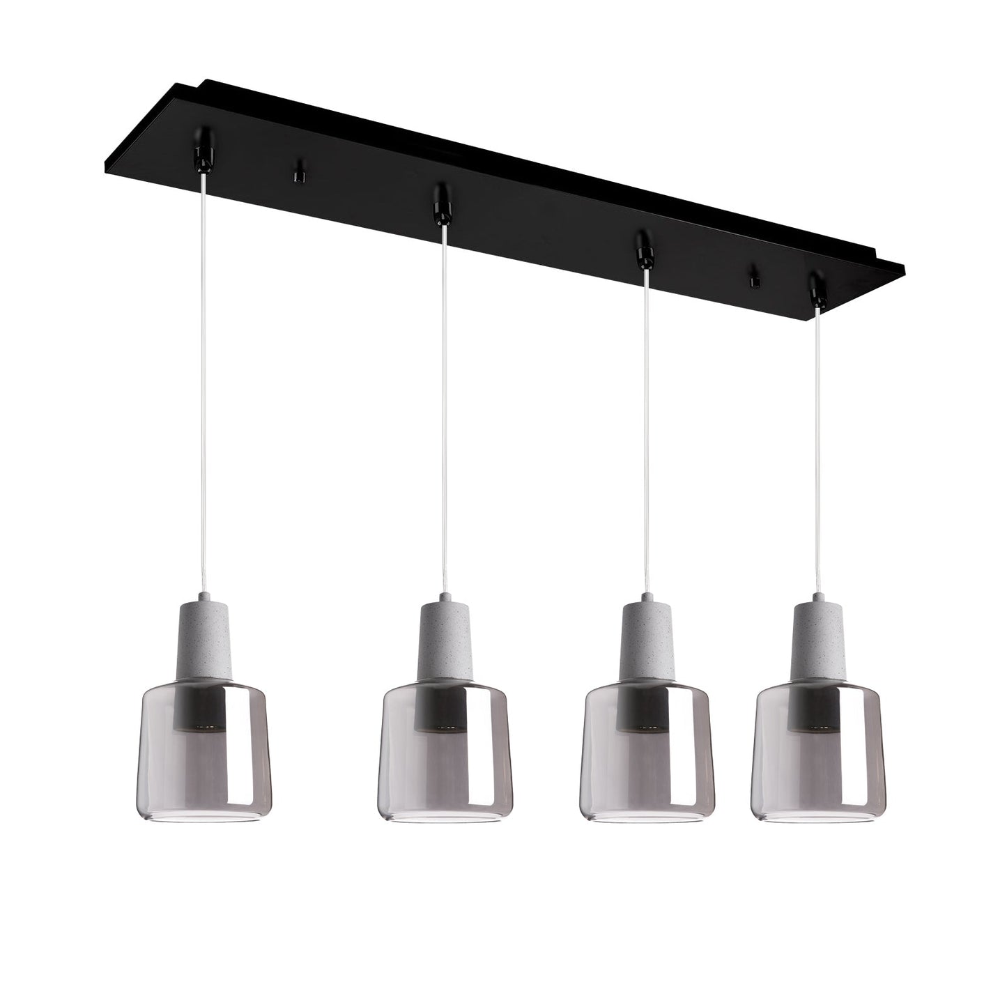 Kuzco Samson black multi-pendant MP12506BKSM-04