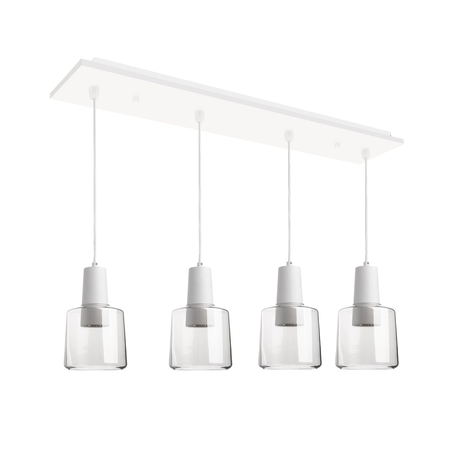 Kuzco Samson white multi-pendant MP12506WHCL-04