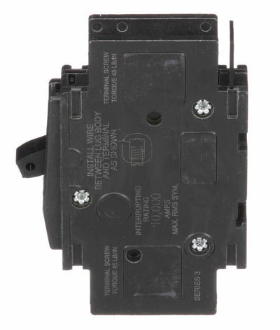 Square D 10 Amp 1 Pole Miniature Circuit Breaker 120/240VAC 10kA QOU Series