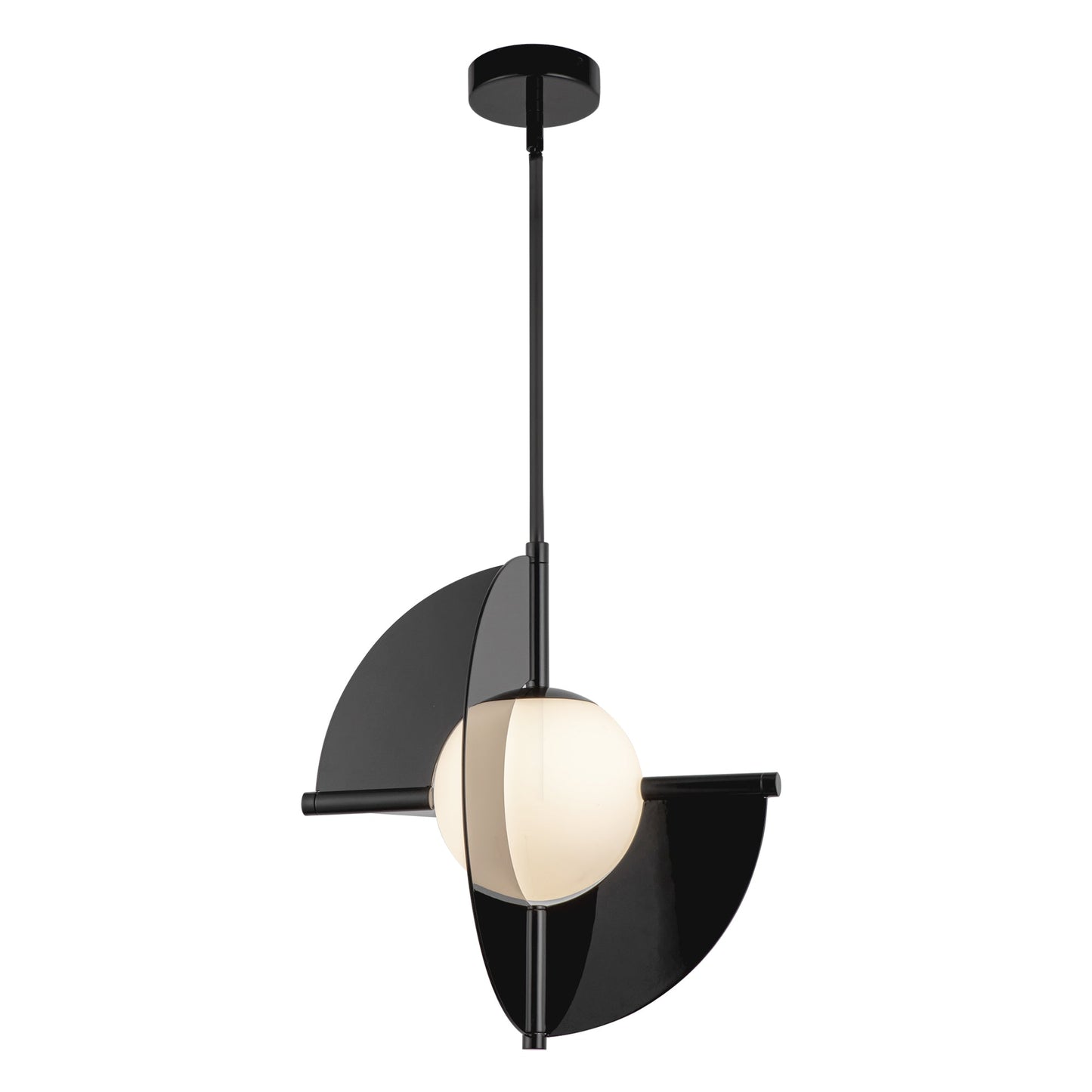 Kuzco Scorpio glossy black pendant PD65116-GBK/OP-UNV