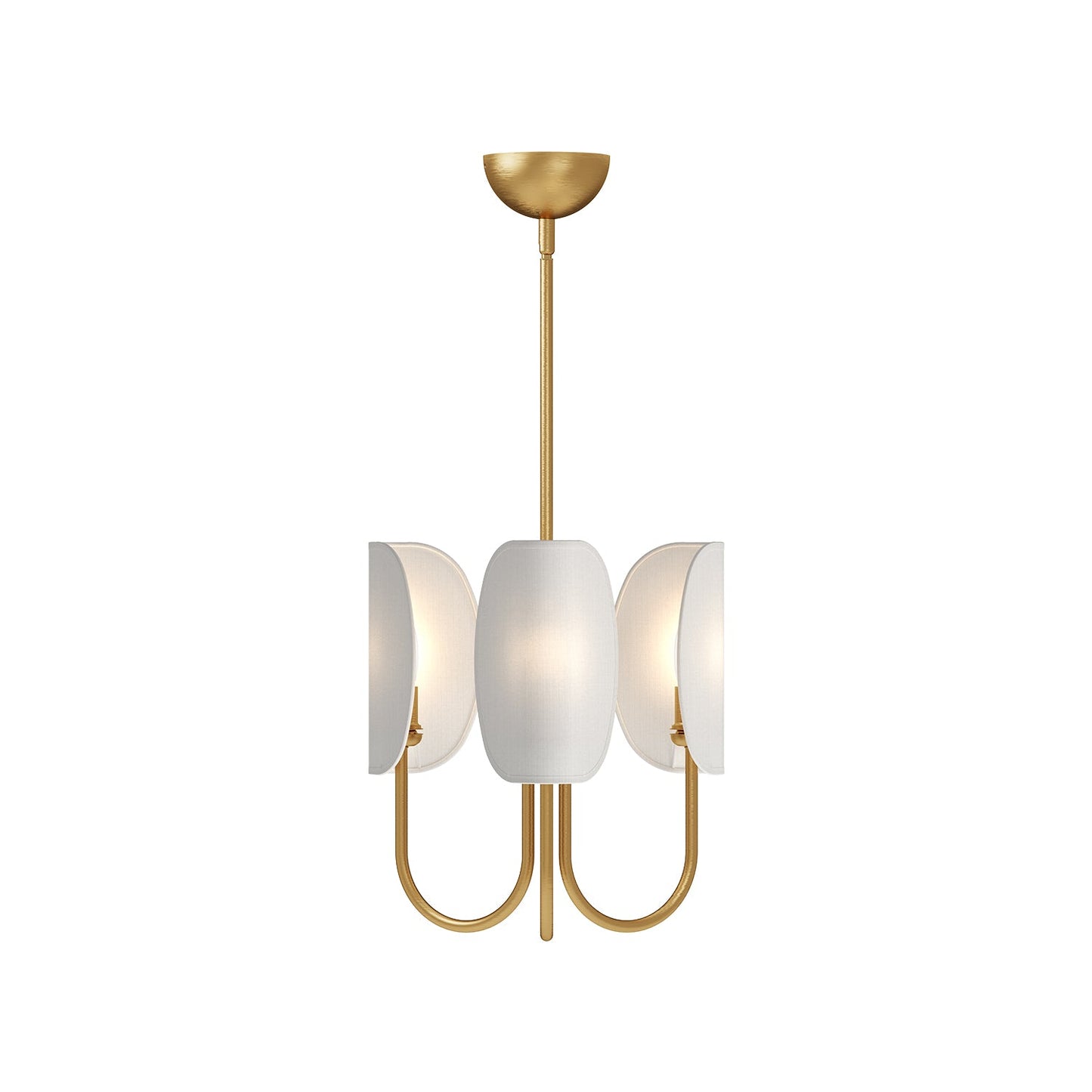 Alora Mood Seno aged gold chandelier CH450715AGCW