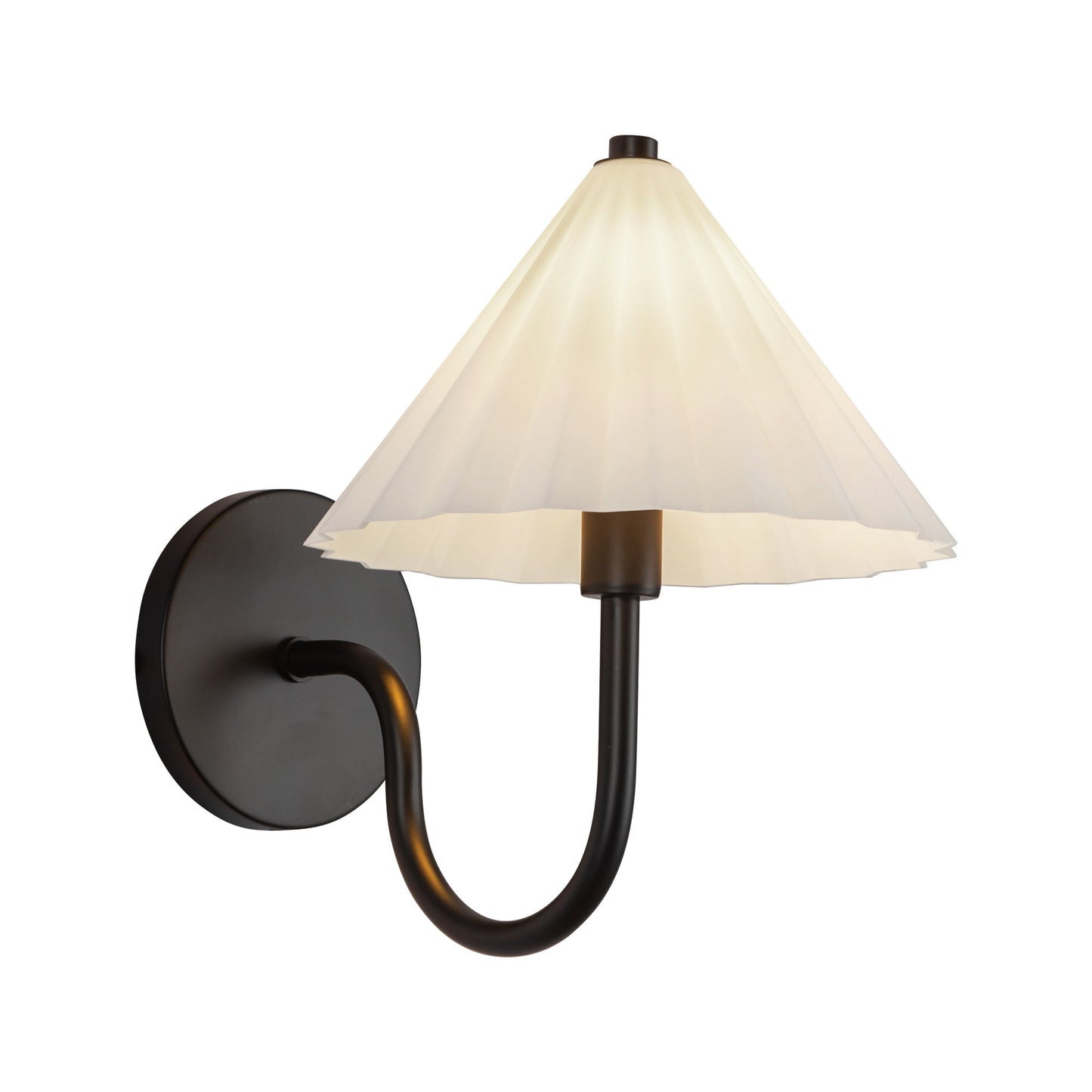 Alora Mood Serena matte black vanity light WV451808MBOP