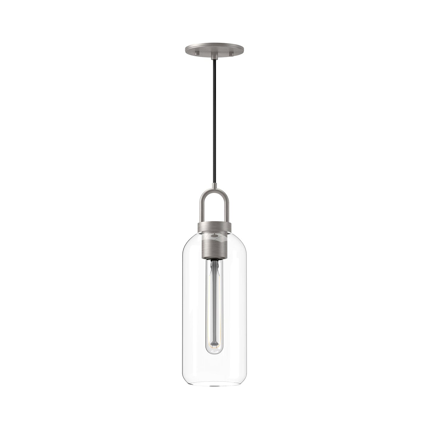 Alora Mood Soji brushed nickel pendant PD401505BNCL