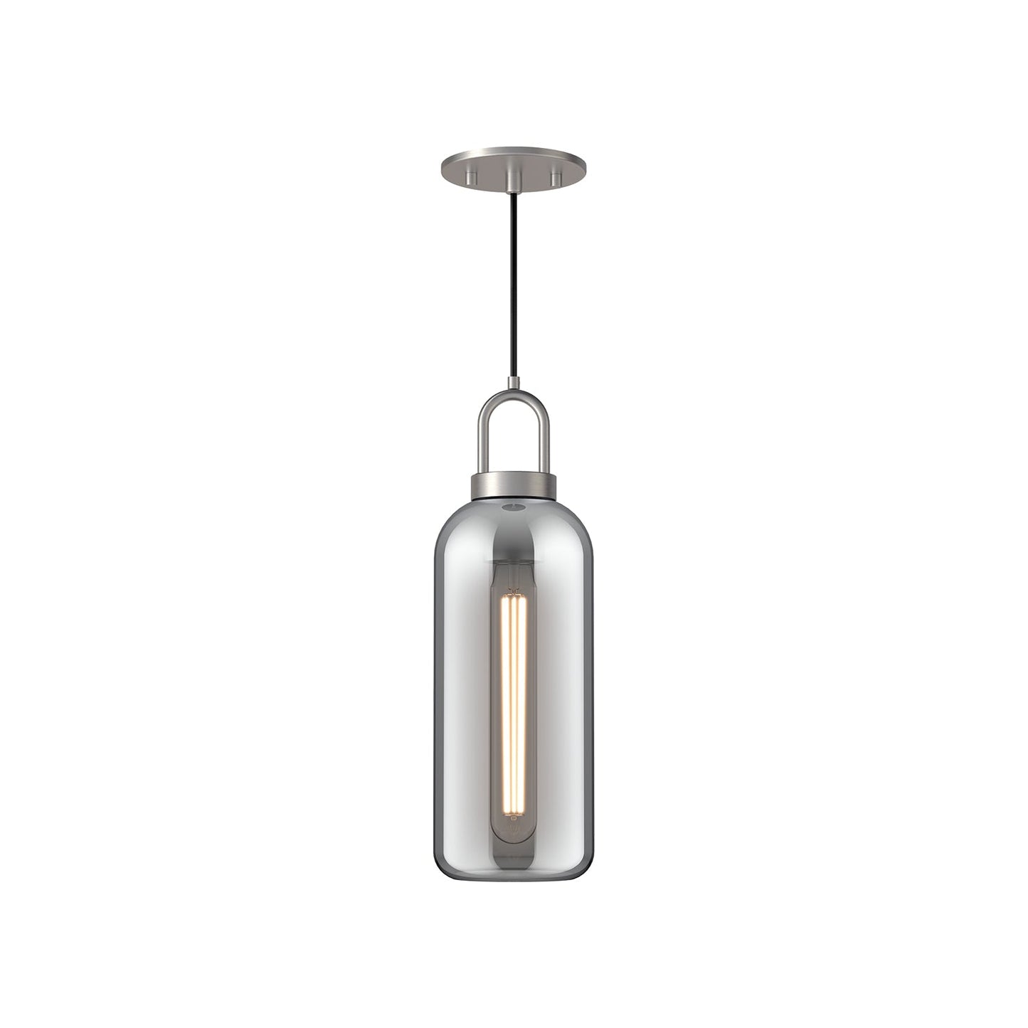 Alora Mood Soji brushed nickel pendant PD401505BNSM