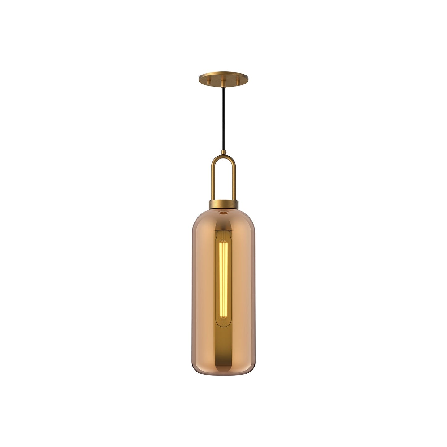 Alora Mood Soji aged gold pendant PD401606AGCP