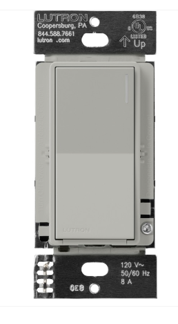 Lutron Sunnata switch in Pebble