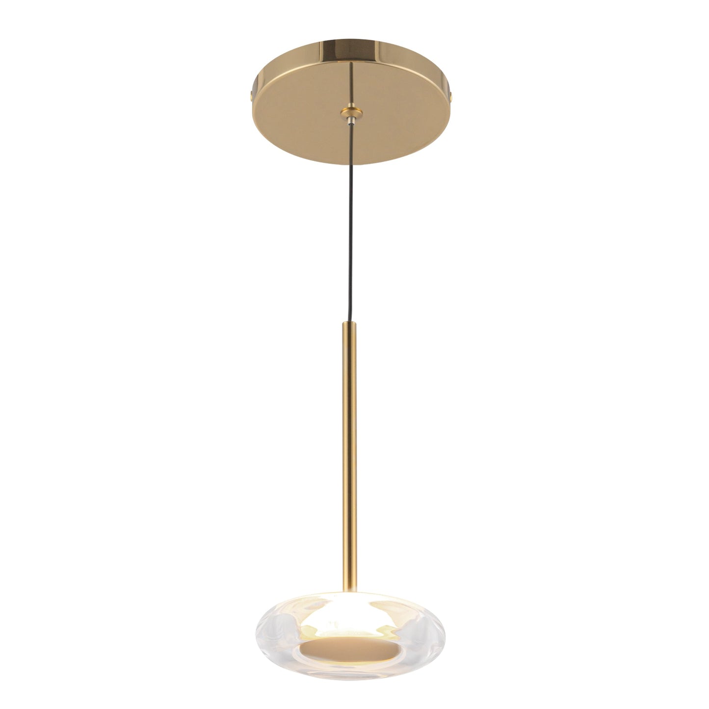 Kuzco Stephord metallic brass pendant PD97204-MRB/CL