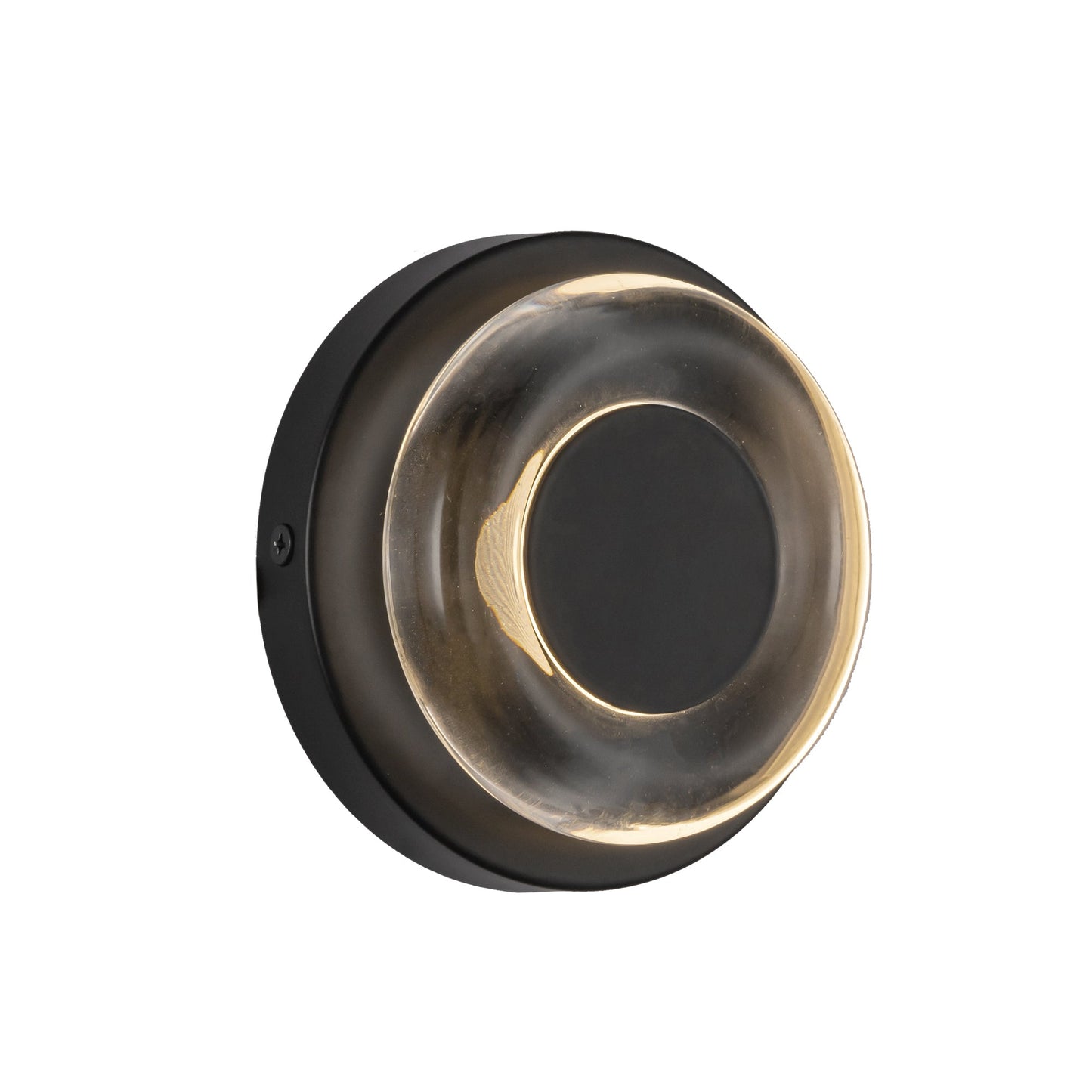 Kuzco Stephord black wall sconce WS97204-BK/CL
