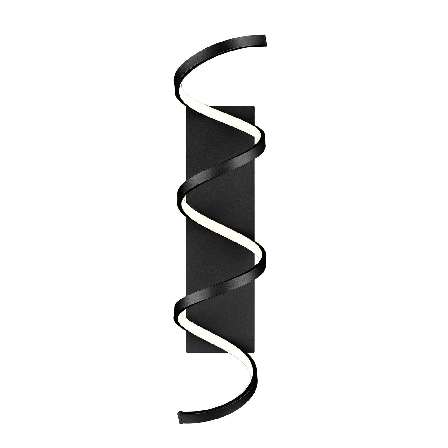 Kuzco Synergy black wall sconce WS93736-BK