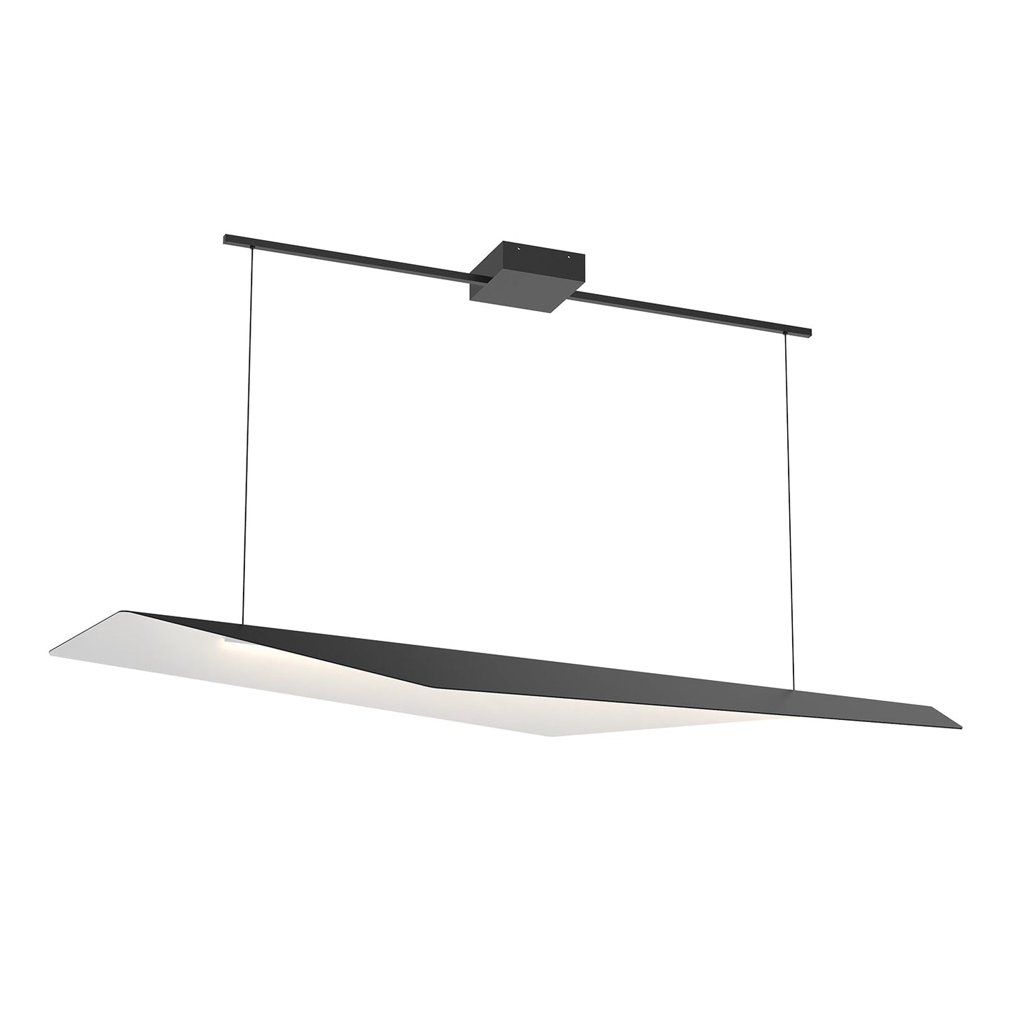 Kuzco Taro black linear pendant LP70548-BK/WH