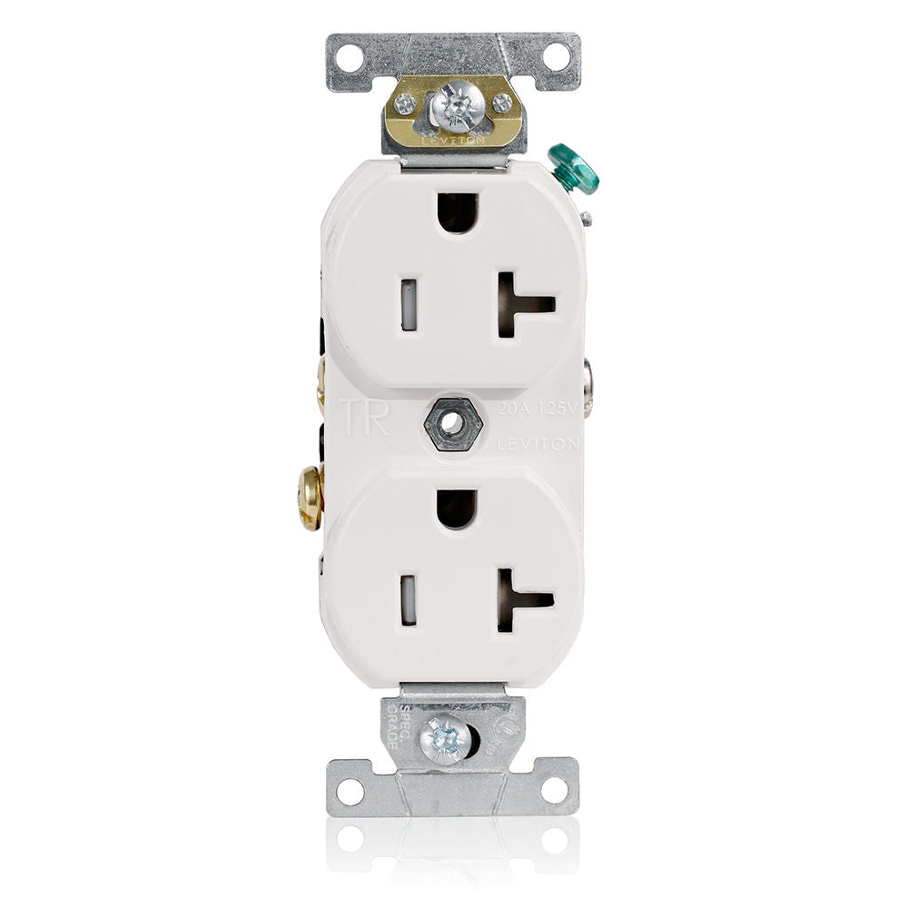 Leviton TCR20-W Receptacle