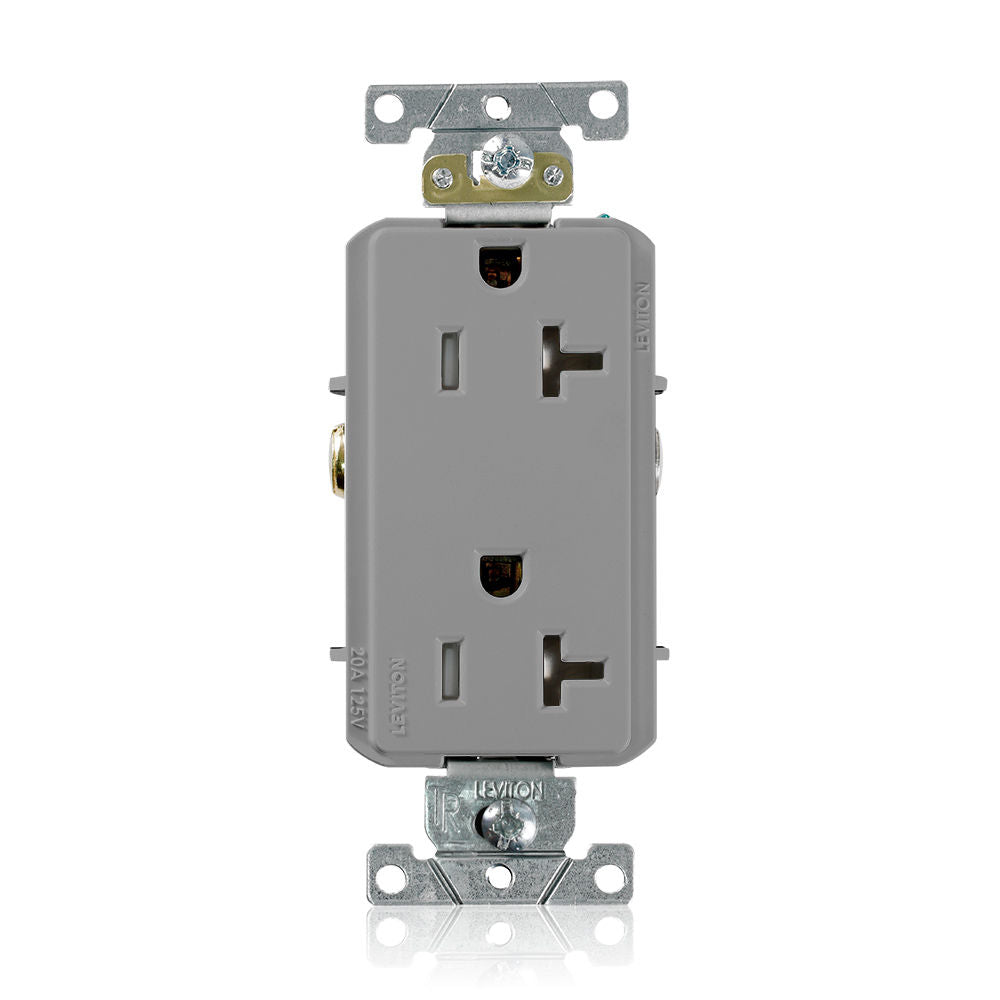 Leviton TDR20-GY Receptacle