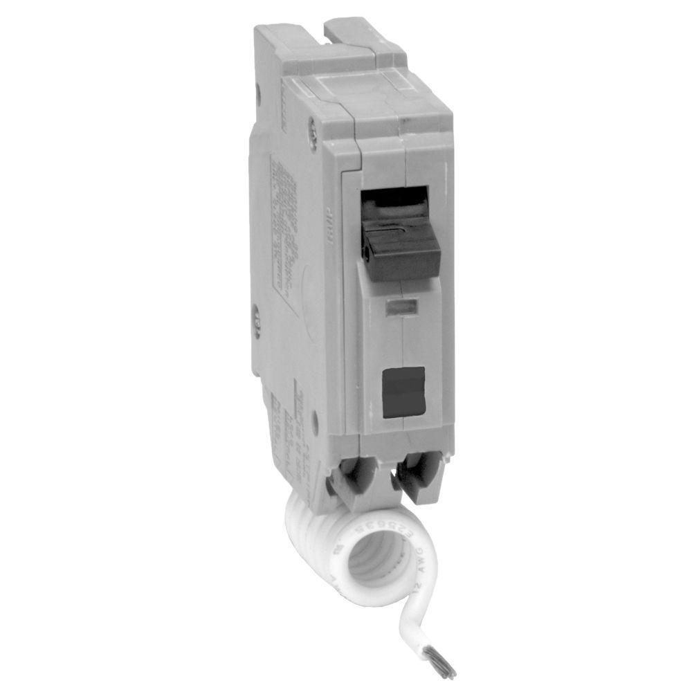 General Electric 15 Amp 1 Pole 120/240V Q-Line Plug-In Arc Fault Circuit Breaker, 10kAIC, Thermal Magnetic Trip, UL Listed