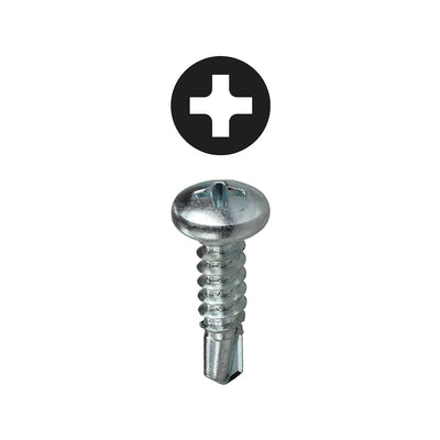 Dottie TK100PH Dottie #10 Assorted Phillips Pan Head Self-Drilling Screw Kit TK100PH