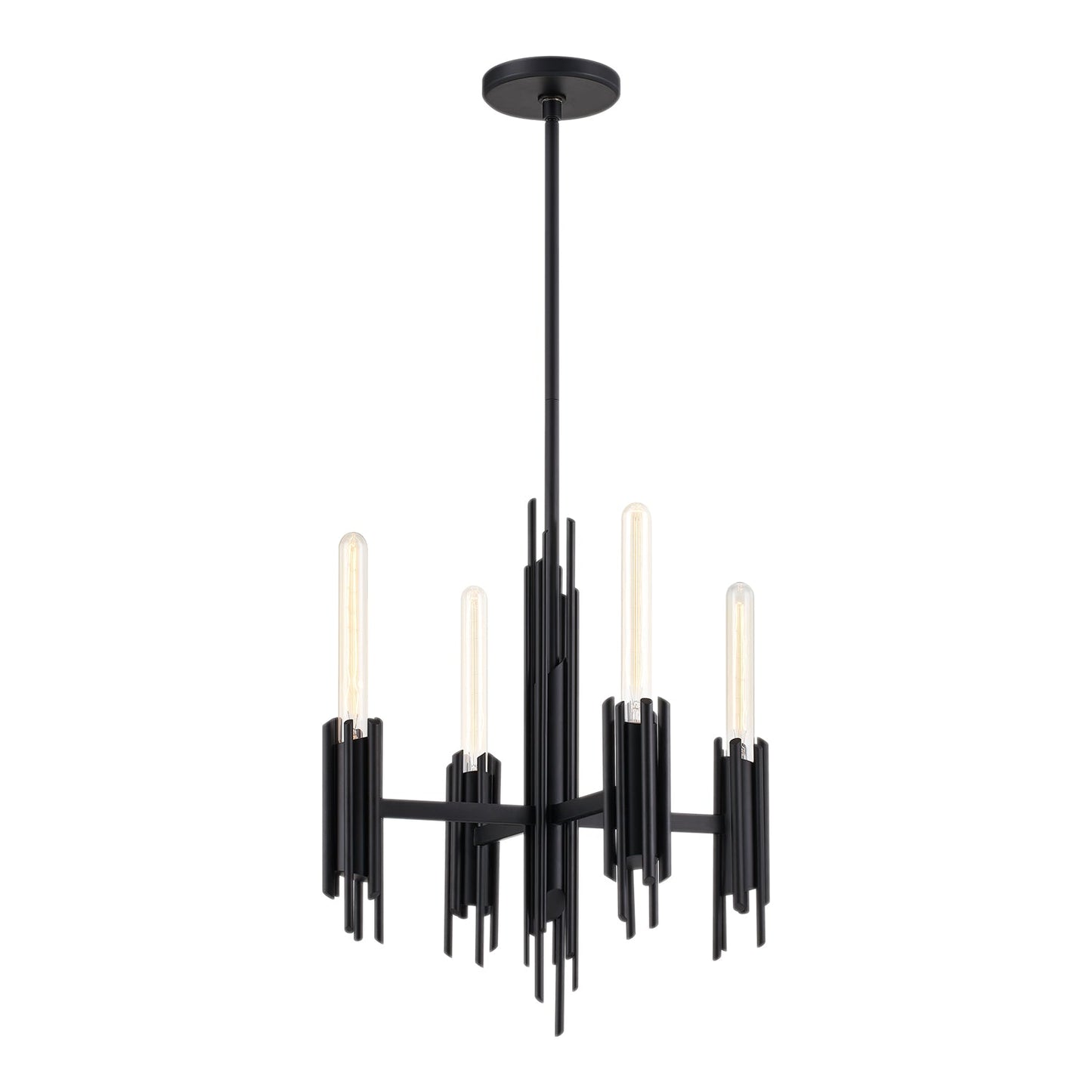 Alora Torres matte black chandelier CH335019MB