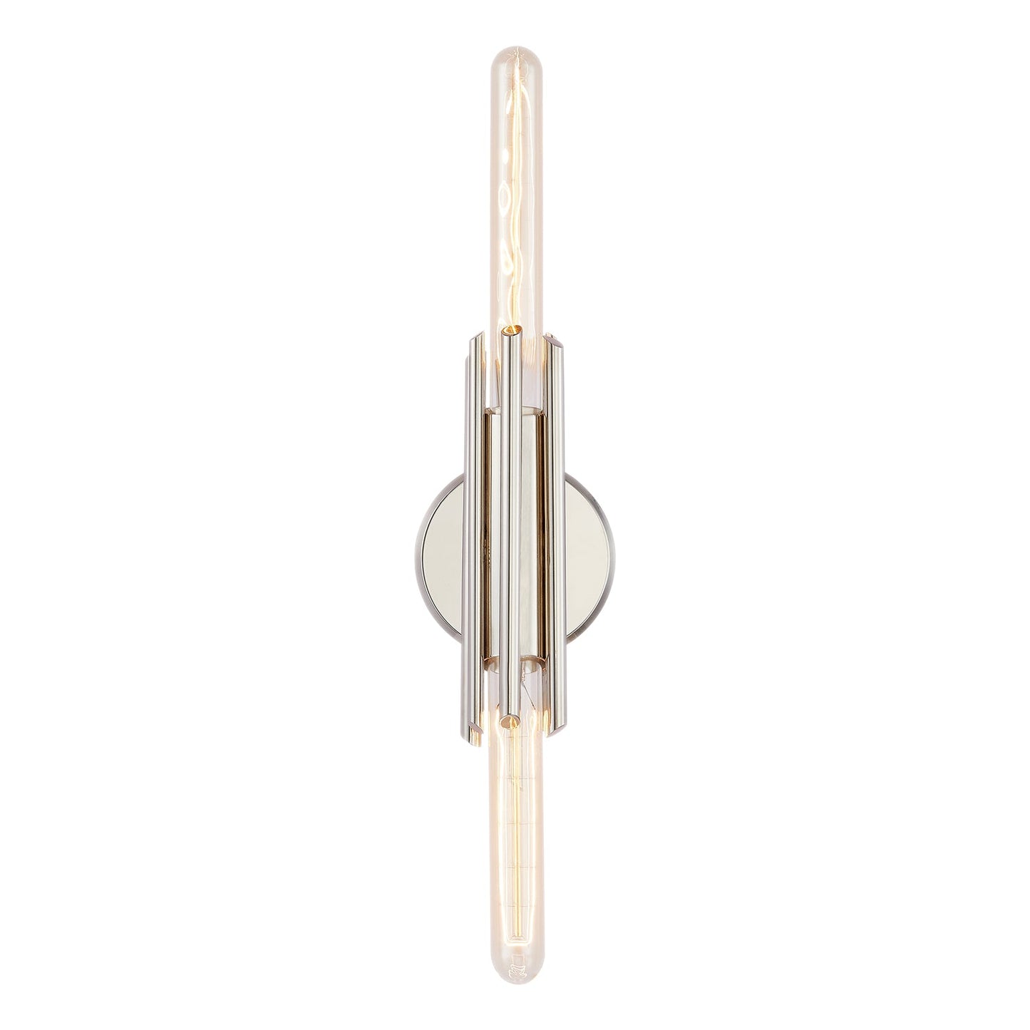 Alora Torres polished nickel vanity light WV335811PN