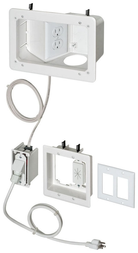 Arlington Industries TVB712BK non-metallic electrical box