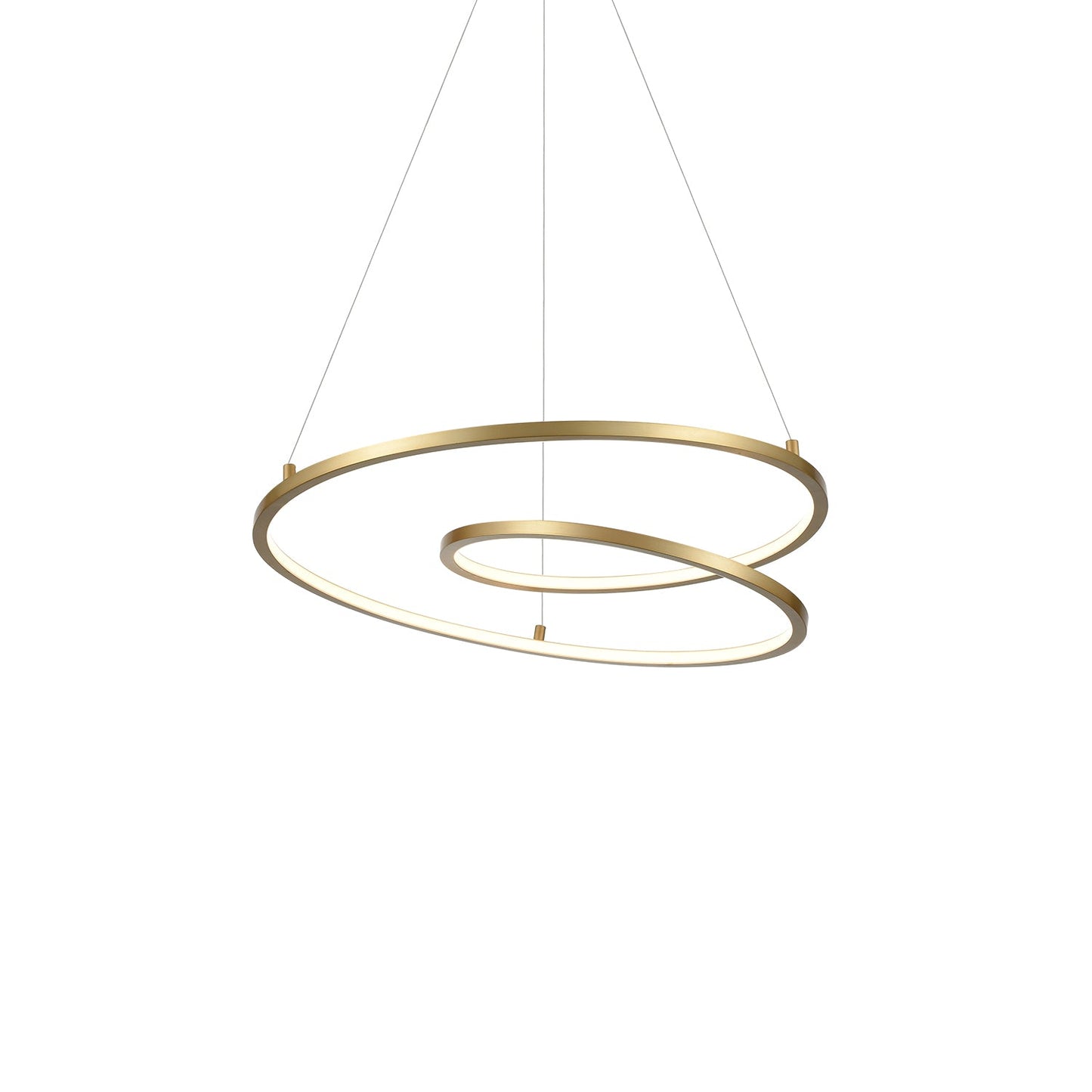 Kuzco Twist antique brass pendant PD11119-AN
