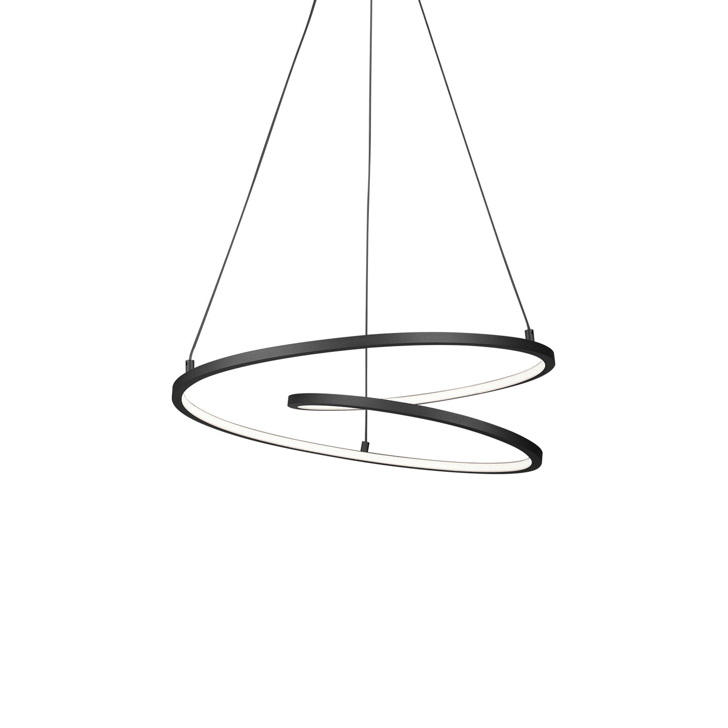 Kuzco Twist black pendant PD11119-BK
