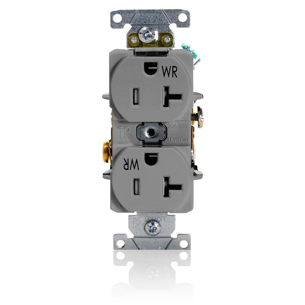Leviton TWR20-GY Receptacle