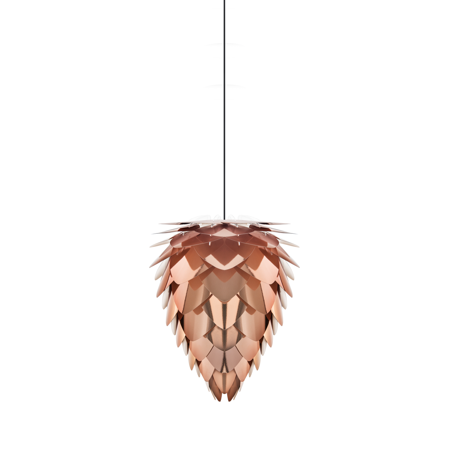 UMAGE Conia Copper Medium Plug-In Pendant with Black Cord
