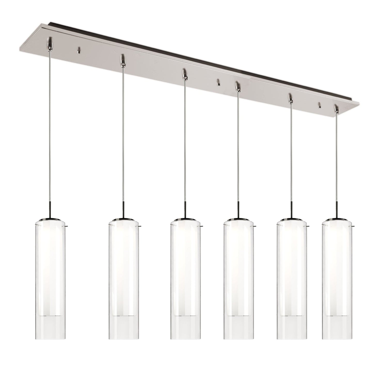 Kuzco Verona brushed nickel multi-pendant MP41305BN-06