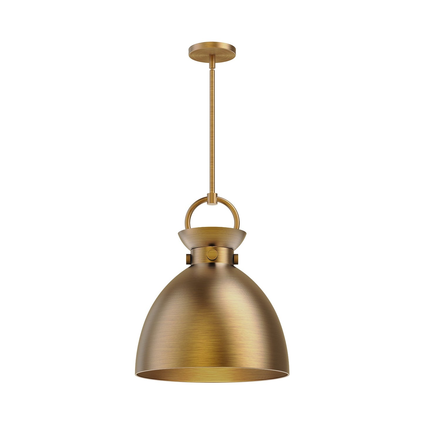 Alora Mood Waldo aged gold pendant PD411314AG