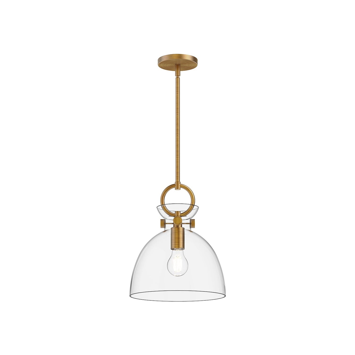 Alora Mood Waldo aged gold pendant PD411811AGCL