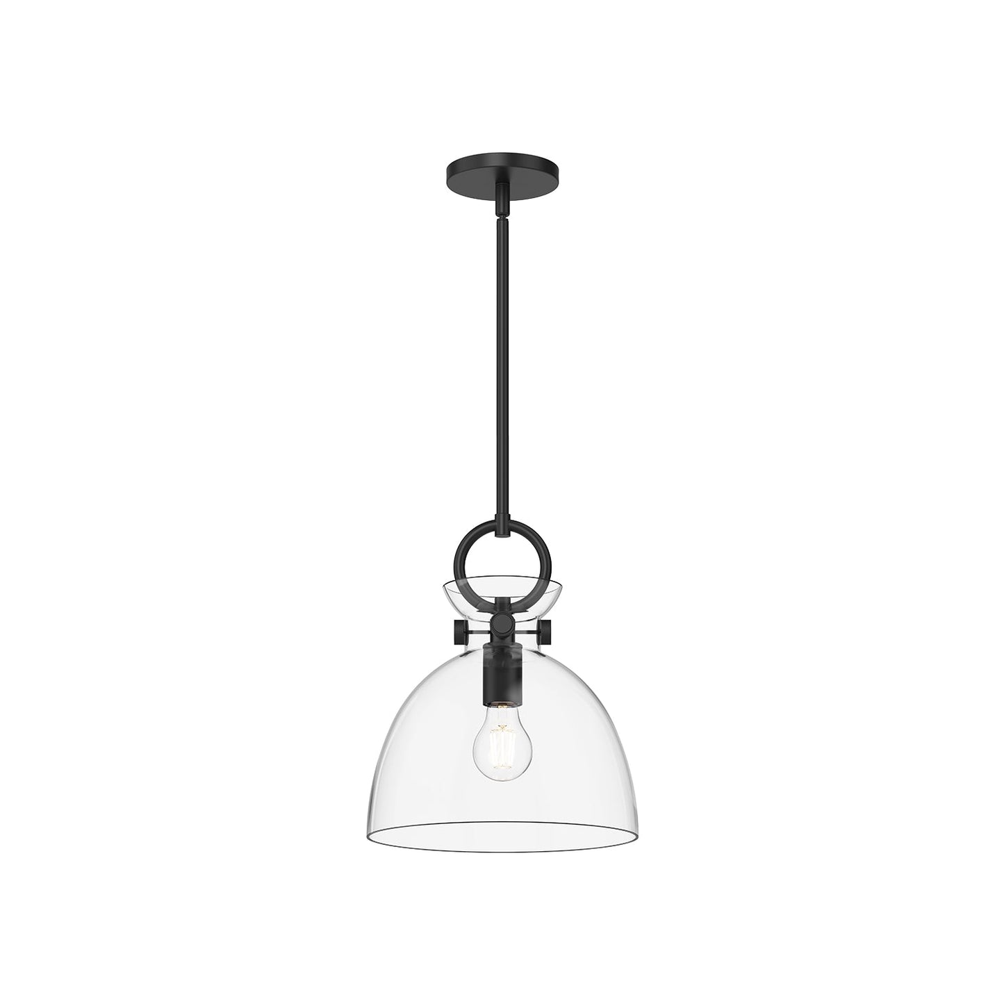 Alora Mood Waldo matte black pendant PD411811MBCL